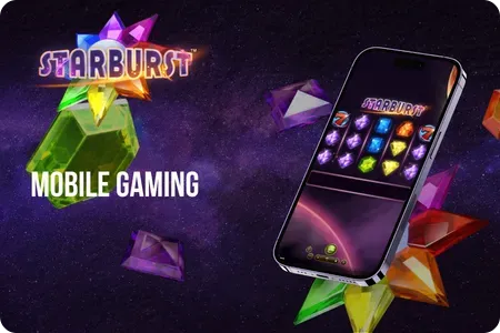 Starburst slot running on mobile browser without app download